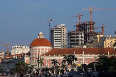 The Angolan central bank in Luanda. The country is pushing its diamond sector. Reuters