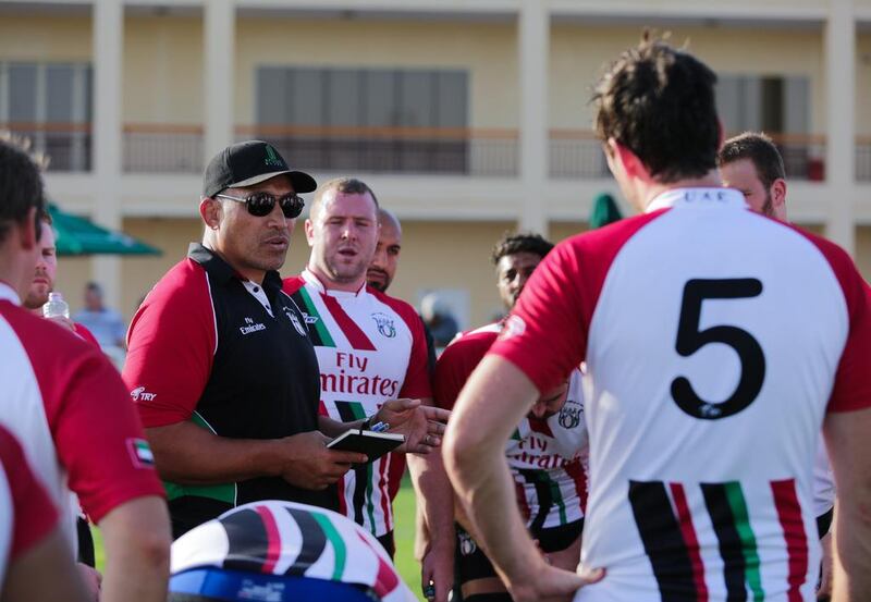 Apollo Perelini has said UAE rugby was "ahead of the game" following a decree relating to more expat involvement in UAE sports. Victor Besa / The National