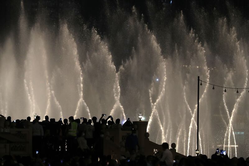 An accompanying show at the Dubai Fountain will also help locals celebrate the festival. Chris Whiteoak / The National