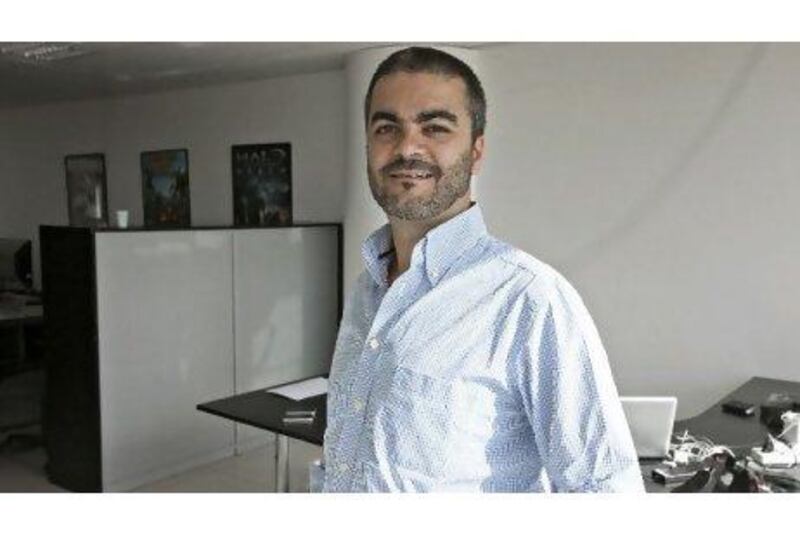 Waleed Kharma, the chief executive and co-founder of Piranha Byte, is looking for investors. Jeff Topping / The National