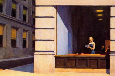 Edward Hopper's 'New York Office' (1962). Alamy