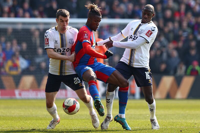 Seamus Coleman – 6 The Toffees captain put in an excellent challenge in the box to deny Mateta a second goal within a matter of minutes when the Frenchman failed to take his strike on the first attempt. 

AFP