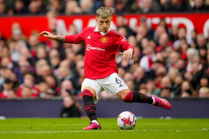 Lisandro Martinez, 8 - Booked after nine minutes. Slid across to stop a Saints attack and showed the spirit United needed when down to ten. 

AP