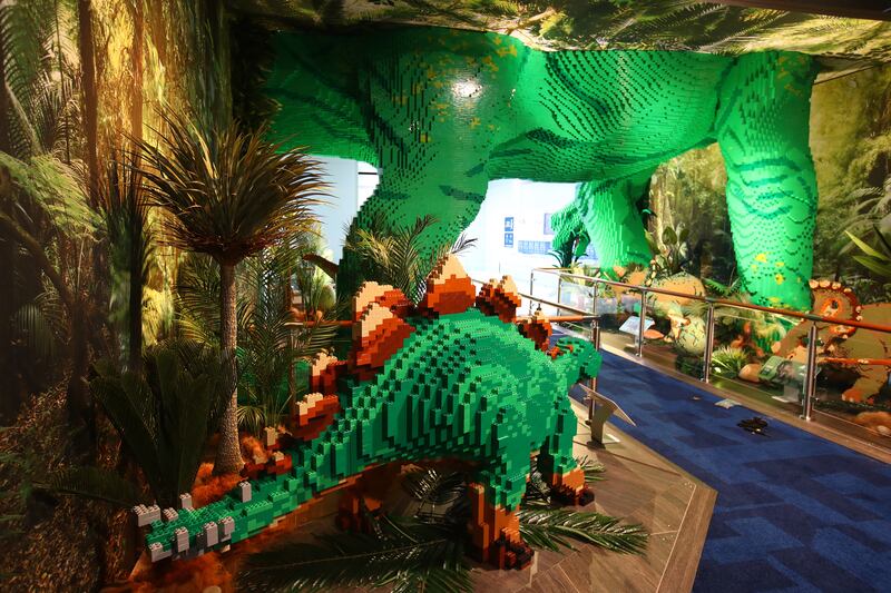 In Melbourne, Australia, an exhibition transformed the blockbuster Jurassic World franchise into the largest Lego experience in Australian history. More than 50 large-scale dinosaurs, props, scenes and activities were built using more than six million Lego bricks, including velociraptors Blue and Delta and an enormous T Rex.  Getty Images