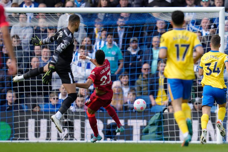 BRIGHTON RATINGS: 
Robert Sanchez - 4

The Spaniard was lucky to escape a red card when he levelled Diaz as the Portuguese opened the scoring. If he had been quicker off the line, he might have reached the ball before the man. 
AP