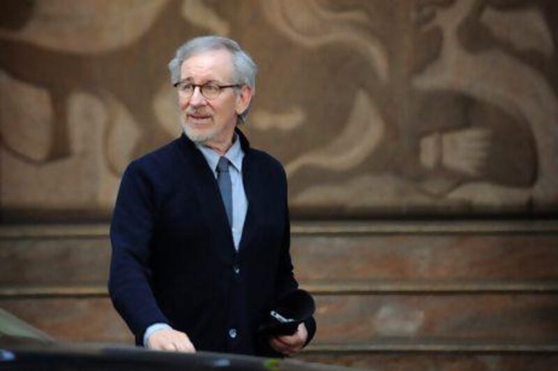 Steven Spielberg says he is planning to produce a film set partly on the de facto border between India and Pakistan in the disputed Kashmir region. Punit Paranjpe / AFP