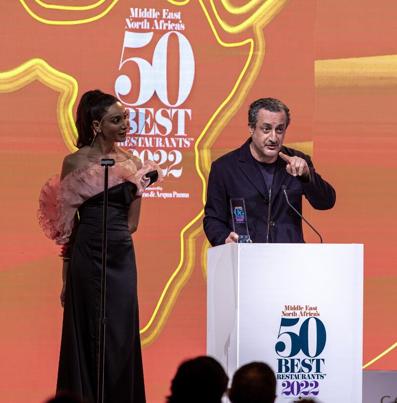 The Foodics Icon Award went to Kamal Mouzawak from Beirut.