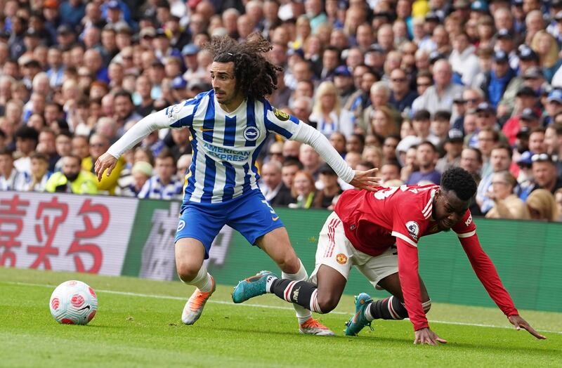 Marc Cucurella 9 - Put plenty of pressure on Anthony Elanga and often won their battles on the left flank before getting crosses into the box. A solid display from the 23-year-old. An excellent finish doubled Brighton’s lead in the 49th minute. PA