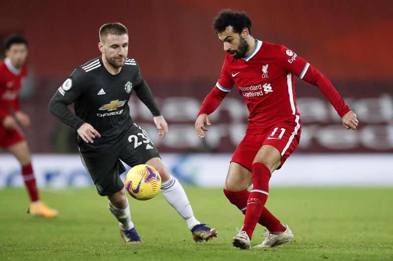 Left-back: Luke Shaw (Manchester United) – Kept Mohamed Salah unusually quiet and produced one of his finest displays for United in the draw at Anfield. EPA