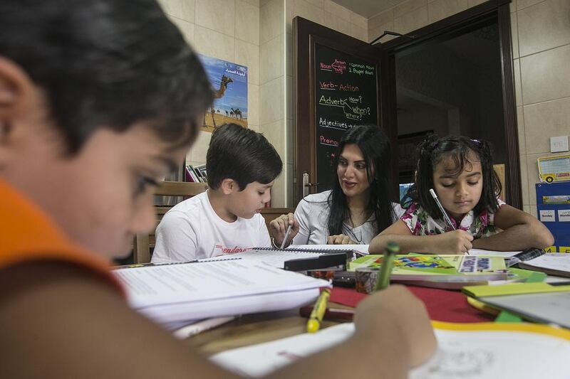 A reader says home schooling is the future. Mona Al Marzooqi / The National

