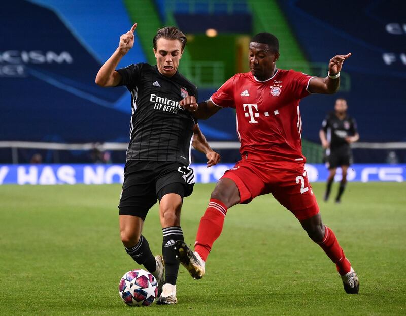 David Alaba – 7, Provided some dominant defending to help quell Lyon’s bright start. Quite why he took a late free-kick ahead of Lewandowski, who knows? AP