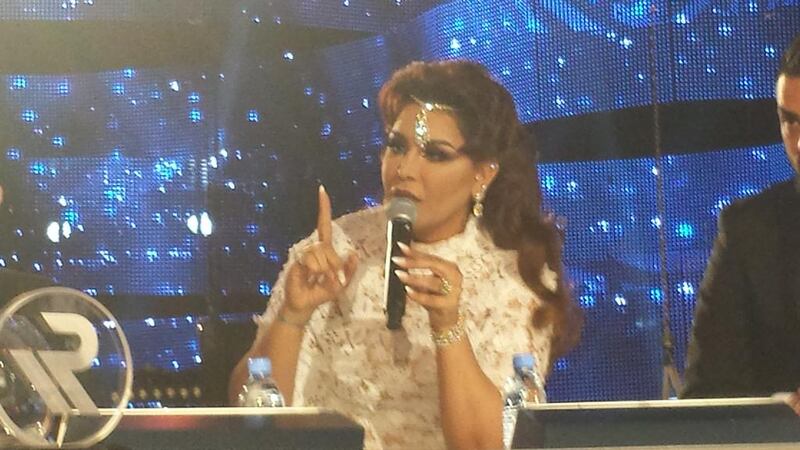  Arab Idol judge Ahlam. 