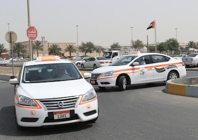 Motoring school cars for learner drivers in Dubai. Ravindranath K / The National