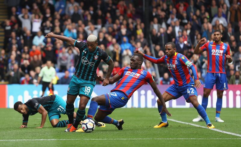 Centre midfield: Mario Lemina (Southampton) – Dominated the midfield as Southampton ruined Roy Hodgson’s first game as Crystal Palace manager by taking the points. Dan Istitene / Getty Images