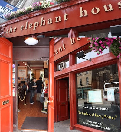 The Elephant Room in Edinburgh bills itself as the birthplace of Harry Potter. Courtesy Nicolai Schäfer