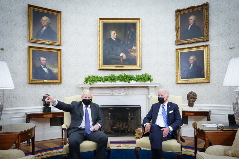 On Tuesday, US President Joe Biden hosted UK Prime Minister Boris Johnson at the White House to discuss climate change, the Afghanistan withdrawal and the Pacific. PA