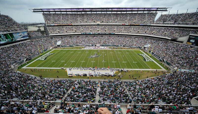 The Lincoln Financial Field in Philadelphia. AP