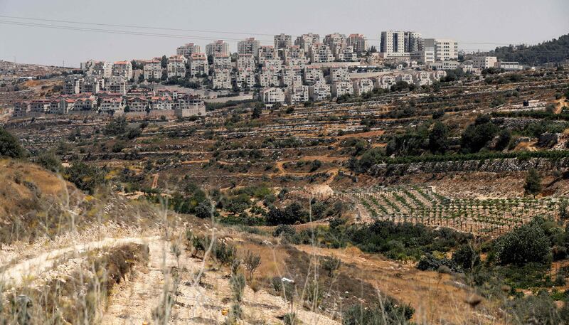 The Israeli settlement of Efrat on the southern outskirts of Bethlehem in the occupied West Bank. Photo: AFP