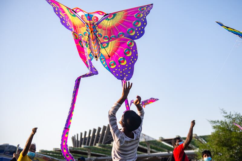 My Butterfly Kites at Al Forsan Park, Expo 2020 Dubai. Photo: Expo 2020 Dubai