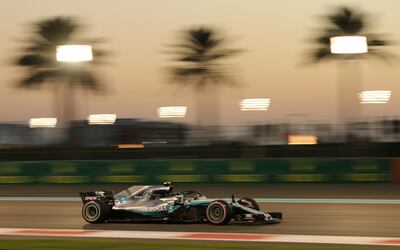 Formula One F1 - Abu Dhabi Grand Prix - Yas Marina Circuit, Abu Dhabi, United Arab Emirates - November 23, 2018   Mercedes' Valtteri Bottas during practice   REUTERS/Ahmed Jadallah