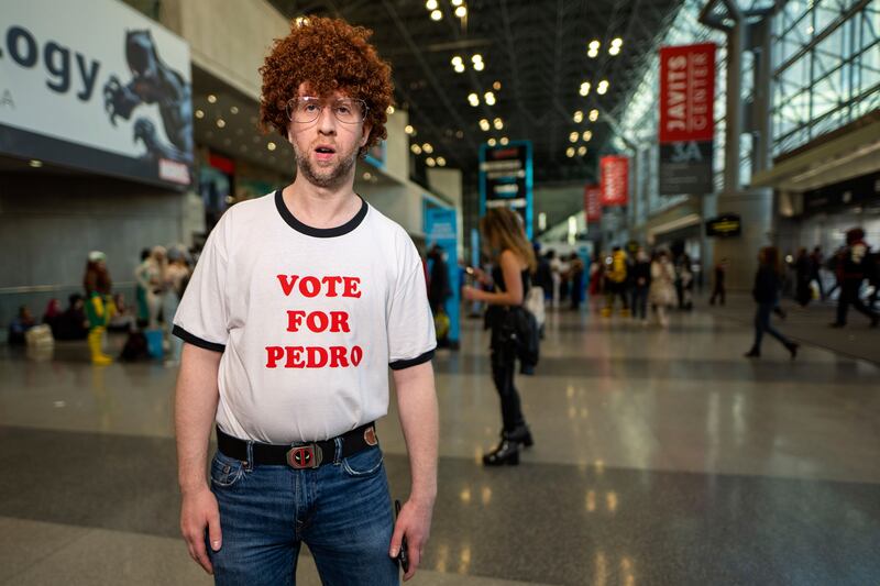 Napoleon Dynamite cosplay at New York Comic Con. AP Photo