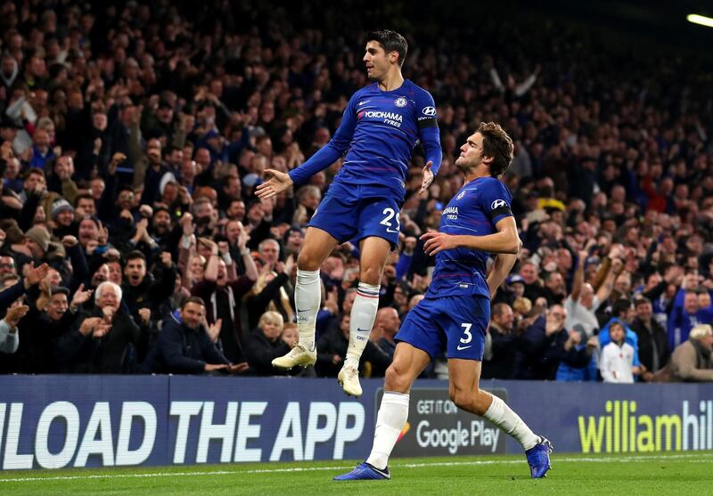 Striker: Alvaro Morata (Chelsea)  - The Italian showed his goal drought is very much in the past with a well-taken brace as Chelsea saw off Crystal Palace. Getty Images