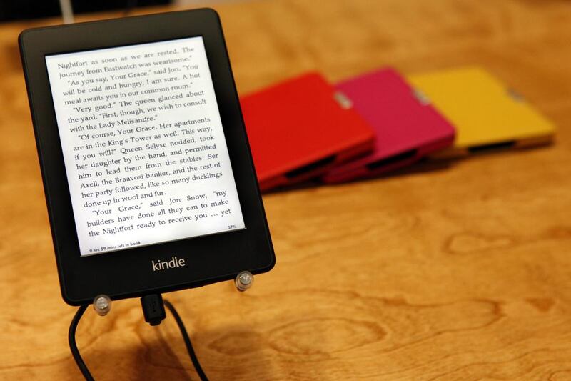 Amazon's Kindle Paperwhite tablet. Patrick Fallon / Bloomberg