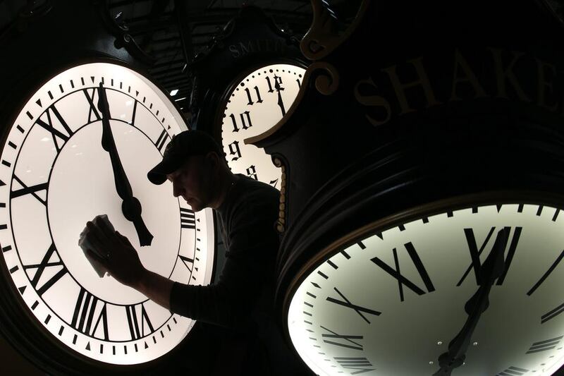 Daylight saving time officially started at 2am on Sunday across America. Elise Amendola / AP 