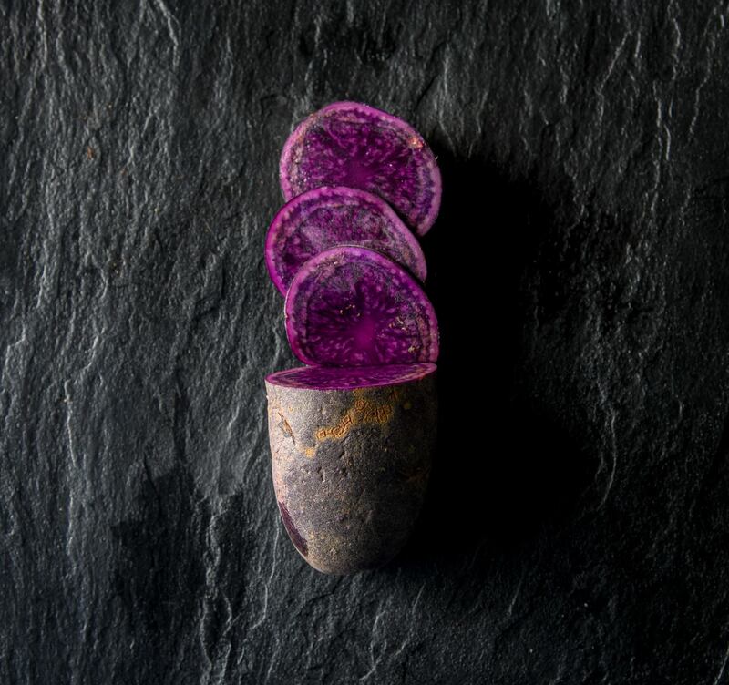 Find rarer items, such as purple potatoes. Courtesy Les Gastronomes