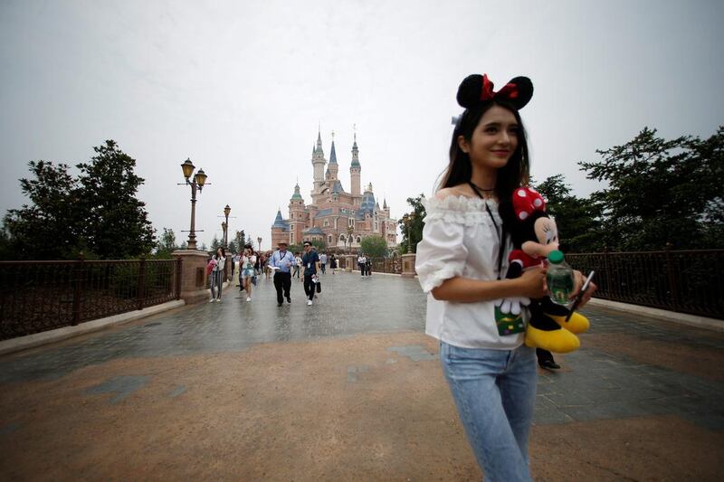 Visitors at Shanghai Disney Resort during a three-day Grand Opening event in Shanghai. Aly Song/Reuters