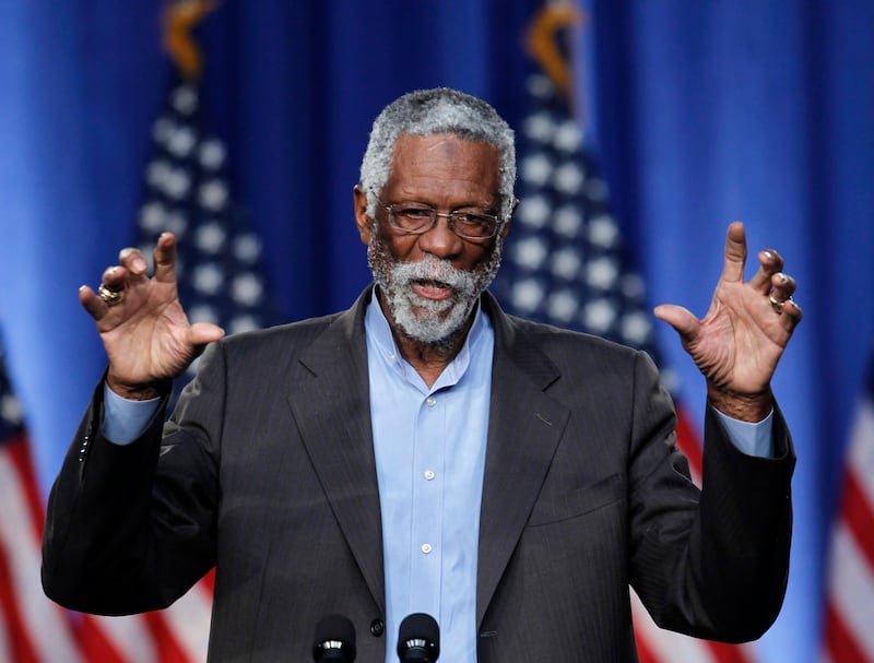 Basketball champion and the first black coach for any US professional sports team Bill Russell died aged 88 on July 31, 2022. AP Photo