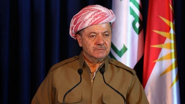Masoud Barzani, head of Kurdistan Democratic Party, has warned that the threat from ISIS remains. AFP