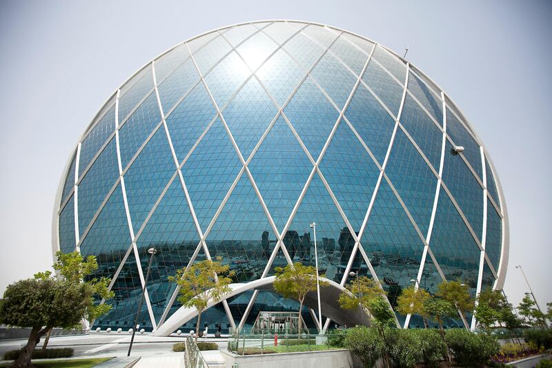 ABU DHABI, UAE - July 20, 2011- Aldar HQ for the summer series on iconic buildings in the UAE.   (Andrew Henderson / The National)  For icons summer series in National 