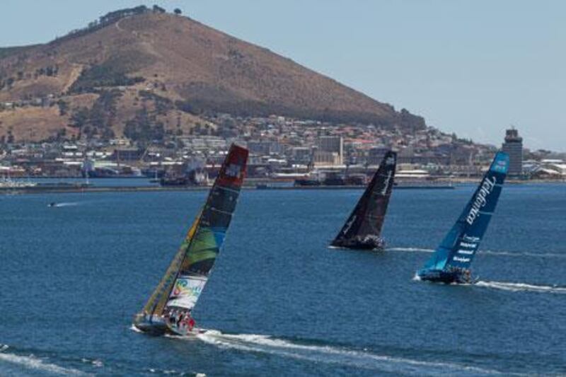 The boats of the Volvo Ocean Race fleet will once again test each other when the In-Port Race takes place at Cape Town.