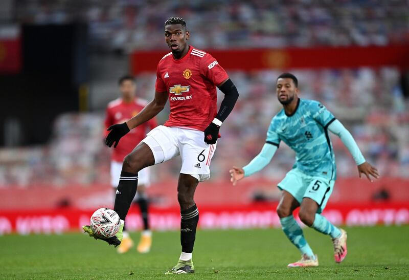 Centre midfield: Paul Pogba (Manchester United) – Capped his renaissance with a man-of-the-match display as United won the weekend’s marquee game against Liverpool. Getty Images