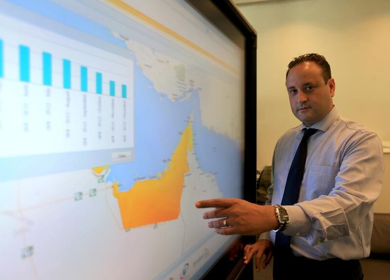 Dr Hosni Ghedira of Masdar’s renewable energy mapping and assessment division. Ravindranath K / The National  