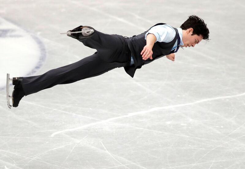 Keegan Messing of Canada in action at the ISU Grand Prix of Figure Skating in Osaka, Japan. Kim Kyung-hoon / Reuters