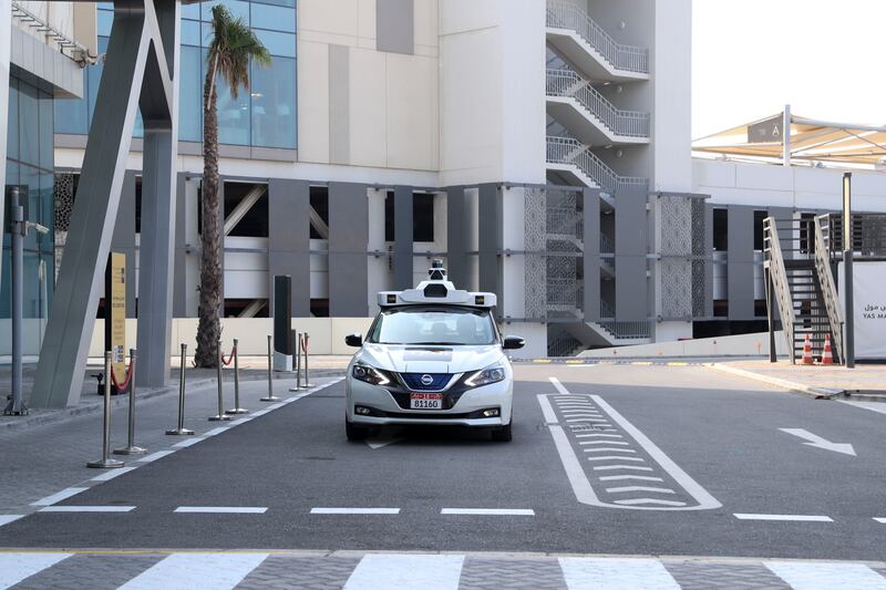 Phase one of the trial allows journeys to be taken around Yas Island.