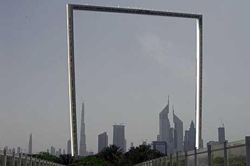 Artists impression of a prospective project called the Dubai Frame, which will be based in Za’abeel Park, Dubai.