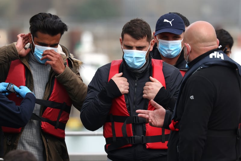 The number of migrants who have reached the UK by crossing the English Channel has topped 6,000 so far this year, official figures showed. Getty Images