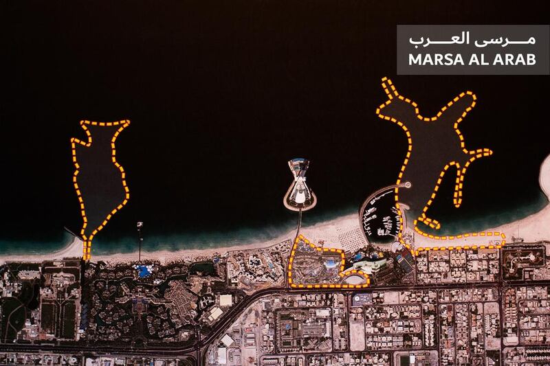 The project will also feature 2 kilometres of beach along its artificial islands. Courtesy Dubai Holding