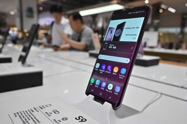 Global sales of smartphones to end users will be around 1.5 billion units by the end of 2019. AFP