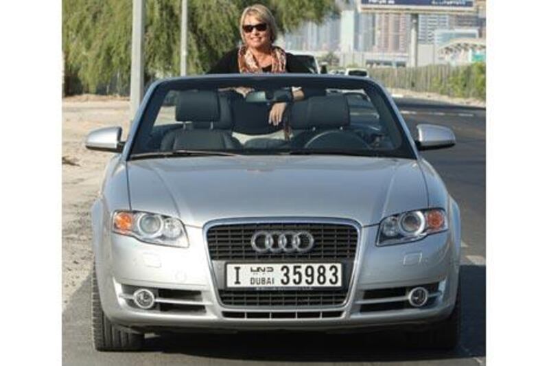Karen Robinson is a careful commuter in her Audi convertible, rarely venturing further than the mall or making the short trip to her work place on the Al Wasl Road, Dubai.