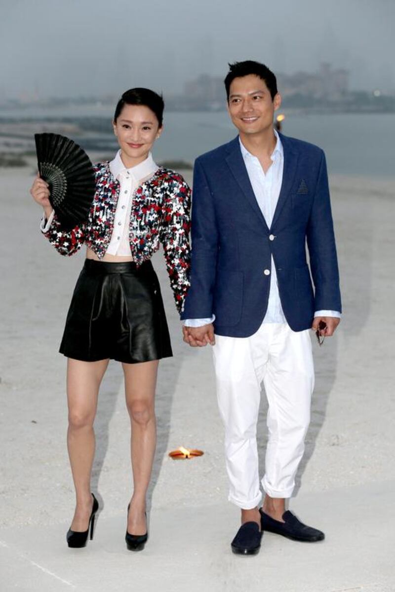 Actress Zhou Xun and Archie David Kao. Francois Nel / Getty Images