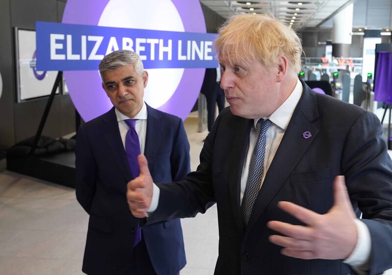 "We're all incredibly touched and moved and grateful to her Majesty for coming to open the Elizabeth line today. It was fantastic to see her," Prime Minsiter Boris Johnson said. PA