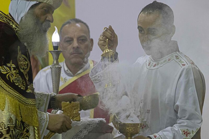 Christmas Mass at the Saint Simon Monastery.