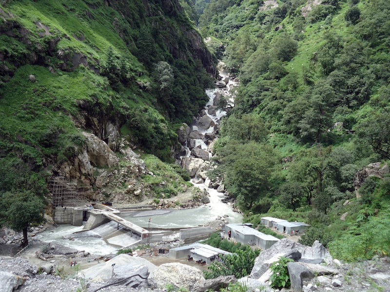 Existing hydro plant in Himachal Pradesh, India. Photo courtesy Abu Dhabi National Energy Company (TAQA)