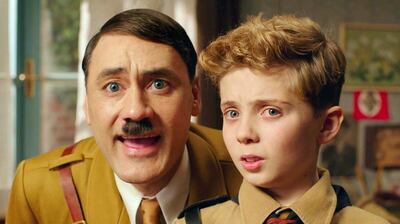 Taika Waititi plays Adolf Hitler, Jojo Rabit's imaginary friend. Fox Searchlight Pictures
