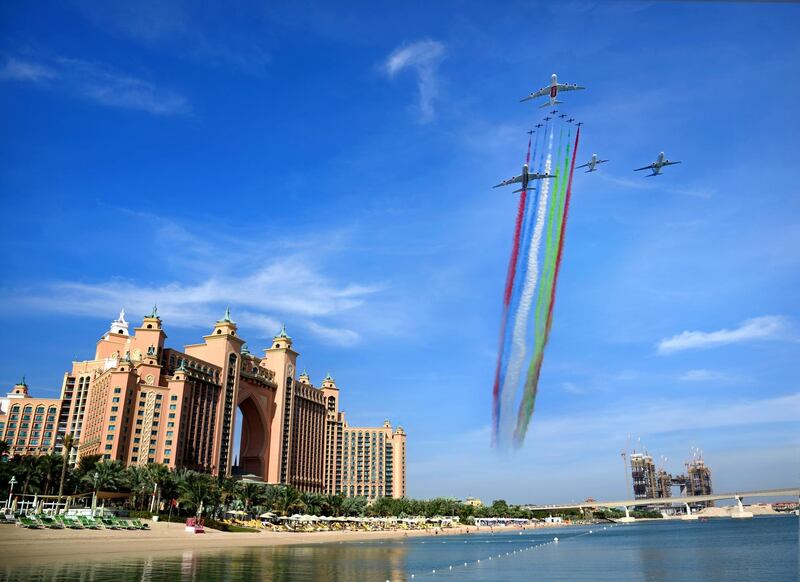 UAE carriers join hands to celebrate the UAE’s 47th National Day and the Year of Zayed. Emirates