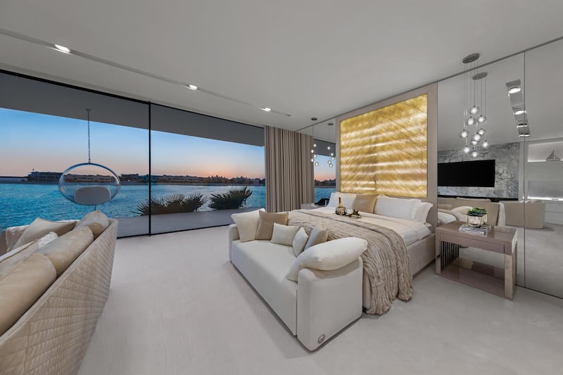 One of the five luxurious bedroom suites. Courtesy Luxhabitat Sotheby's International Realty